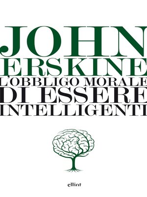 cover image of L'obbligo morale di essere intelligenti